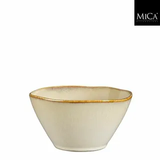 Mica Decorations Schaal Racco D14h7.50cm Beige
