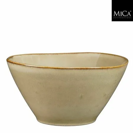 Mica Decorations Schaal Racco D23h12cm Beige