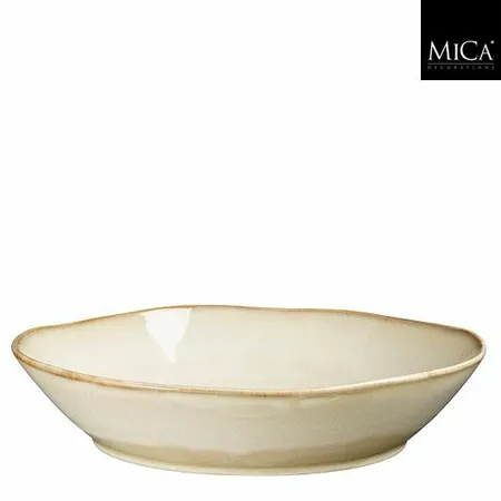 Mica Decorations Schaal Racco D28h6cm Beige