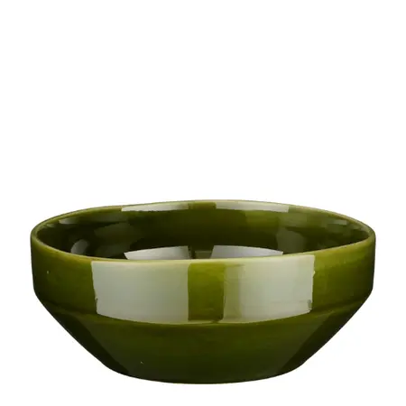 Mica Decorations Schaal Rhea D22.5h9cm Groen