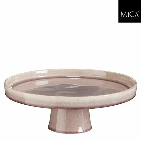 Mica Decorations Taartschaal Racco D28h11cm Paars