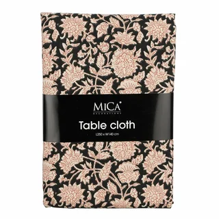 Mica Decorations Tafelkleed Esmee 250x140cm Zwart