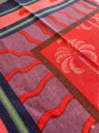 Mica Decorations Tafelkleed Palmboom - 250x140cm - Rood - afbeelding 3