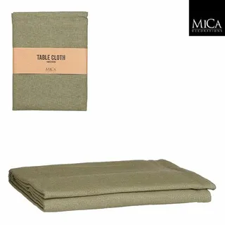 Mica Decorations Tafelkleed Villia – Groen – 250×140 cm – Katoen