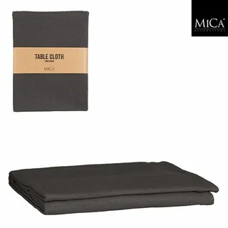 Mica Decorations Tafelkleed Villia – Donkergrijs – 250×140 cm – Katoen