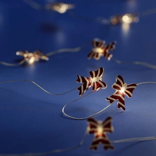 Micro LED draadverlichting zuurstok/strik/sok/kado - warm wit (assorti) - afbeelding 7