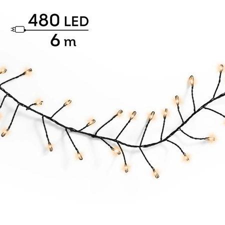 Microled Compact Twinkle - 480 LED lampjes klassiek warm - afbeelding 1
