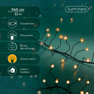 Microled Compact Twinkle - 960 LED lampjes klassiek warm - afbeelding 5