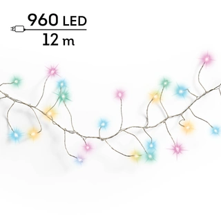 Microled Compact Twinkle - 960 LED lampjes Soft Multi Colour - afbeelding 1