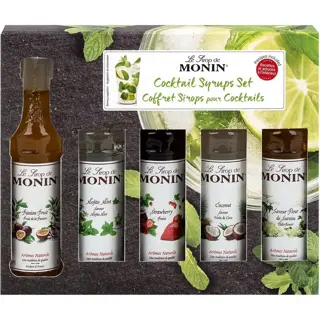 Monin Coctail Siropen - Miniature Cocktailset 5x50ml