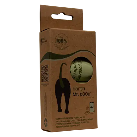 Mr.Poop Earth Navulling 4 Rollen Groen
