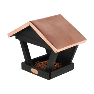 Muurvoedertafel Zwart Koper - afbeelding 1