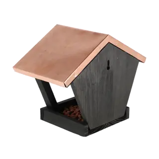 Muurvoedertafel Zwart Koper - afbeelding 2