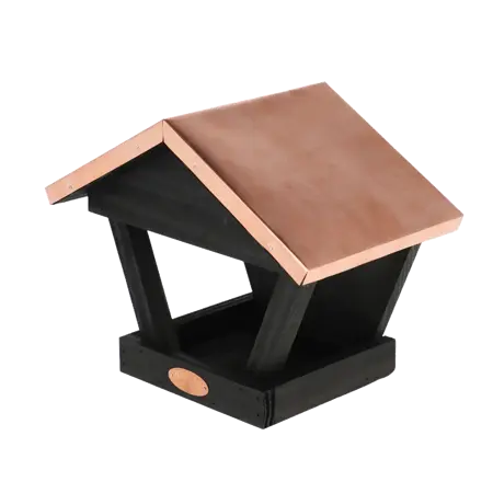 Muurvoedertafel Zwart Koper - afbeelding 3