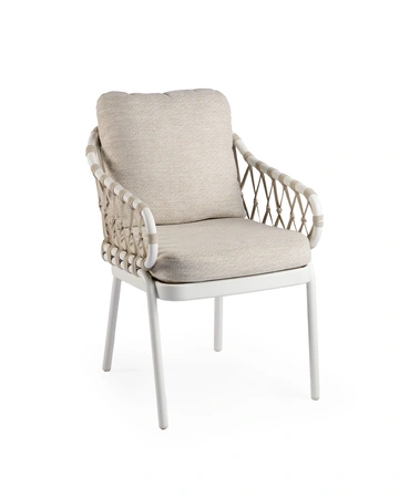Natal Dining Chair - Tierra Outdoor - Creme White