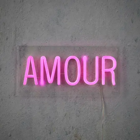 Neon Light Amour Roze - afbeelding 2