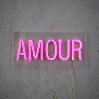 Neon Light Amour Roze - afbeelding 2