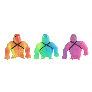 Neon Stretchgorilla 12cm - diverse varianten