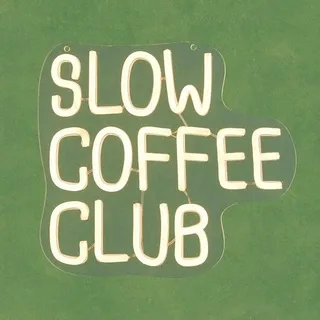 Neonlight LED Slow Coffee Club - afbeelding 1