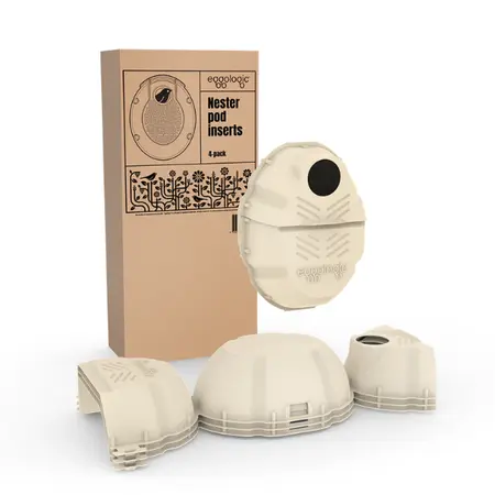 Nester Insert vervangbare binnenkern voor vogelhuisje | Eggologic - afbeelding 1