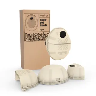 Nester Insert vervangbare binnenkern voor vogelhuisje | Eggologic - afbeelding 1
