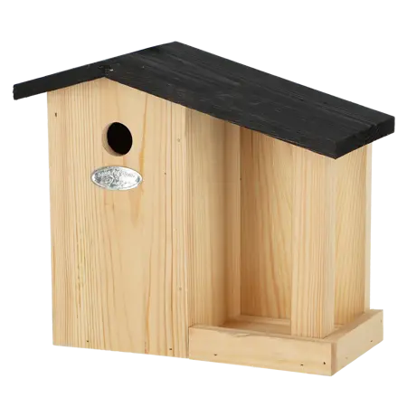 Nestkast en voedertafel 2-in-1 - afbeelding 1