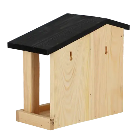 Nestkast en voedertafel 2-in-1 - afbeelding 2