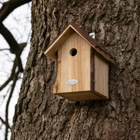 Nestkast Pimpelmees Boomschorsdak - afbeelding 2