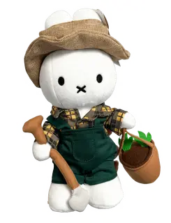 Nijntje Knuffel Tuinier 24cm