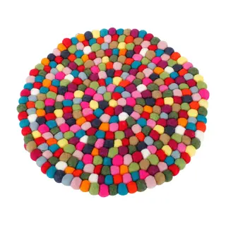 Onderzetter 40cm Rond Multicolor - afbeelding 1