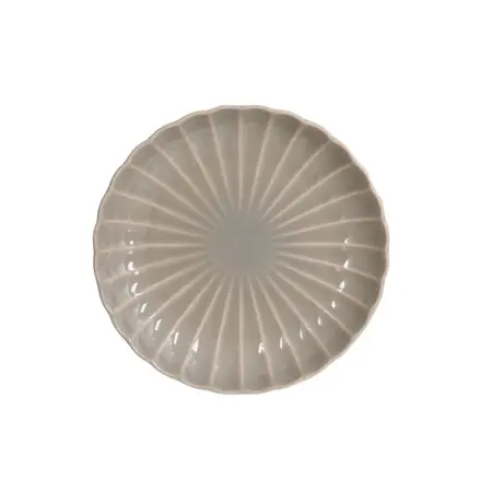 Mica Decorations Ontbijtbord Pesca D20.5h3cm Grijs
