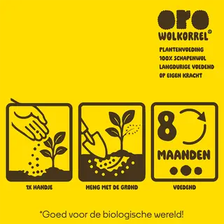 Oro Wolkorrel Plantenvoeding 400 gram - afbeelding 4