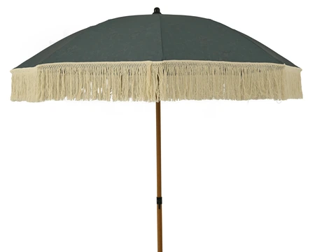 Outdoor Living Parasol 180 cm - Groen met Rozenprint - afbeelding 1