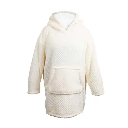 Oversized Hoodie Mies - Dove White