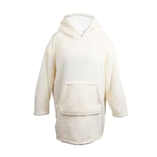 Oversized Hoodie Mies - Dove White