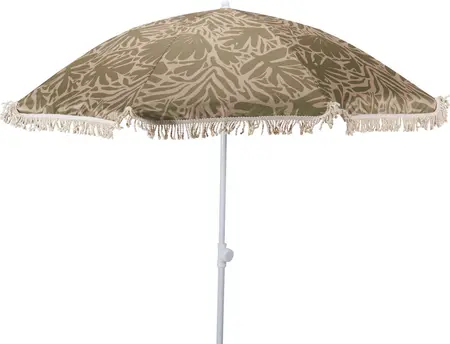 Variant 4: Beige met olijfgroen bloemen