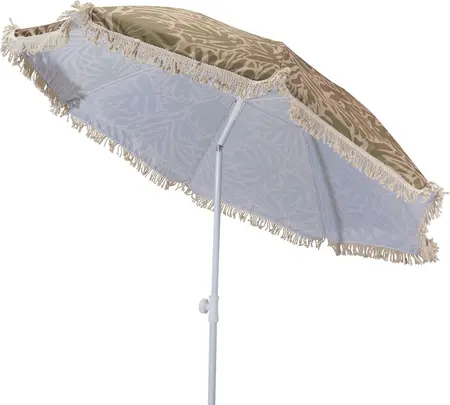 Variant 4: Beige met olijfgroen bloemen