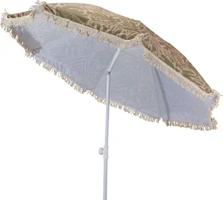 Variant 4: Beige met olijfgroen bloemen