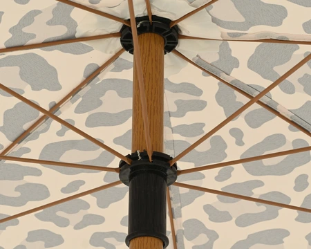 Parasol Panterprint Franjes Ø180cm - afbeelding 3