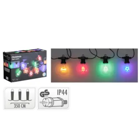 Partylight Xmas - 8 lampjes - afbeelding 3