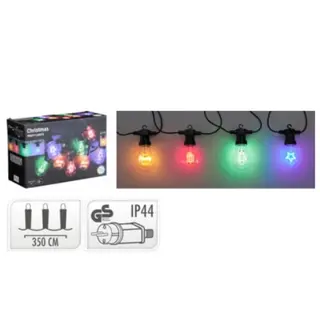 Partylight Xmas - 8 lampjes - afbeelding 3