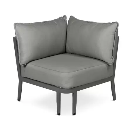 Pep lounge corner - Tierra Outdoor - Charcoal Aluminium