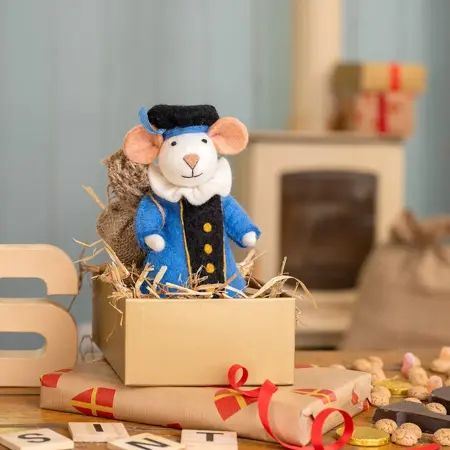 Pietermuis Blauw - Sjaal met Verhaal - afbeelding 2