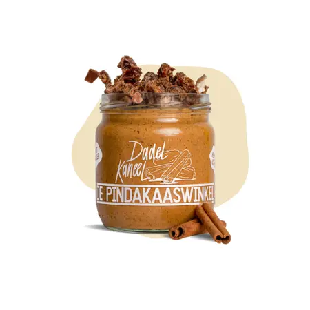 De Pindakaaswinkel Pindakaas Dadel Kaneel – Vegan, Suikervrij