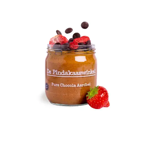 Pindakaas Pure Chocolade Aardbei (limited)