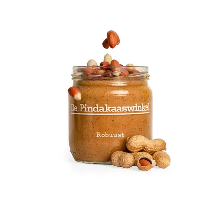 Pindakaas Robuust! Met Hele Pinda's - De Pindakaaswinkel