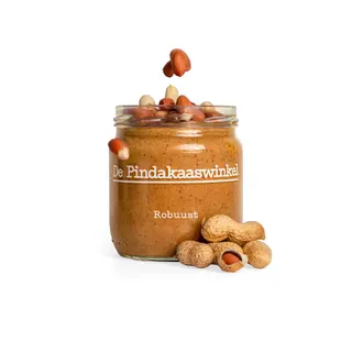 Pindakaas Robuust! Met Hele Pinda's - De Pindakaaswinkel