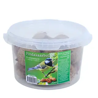 Pindakaasbol zonder net 4-seizoenen - Emmer 14 stuks