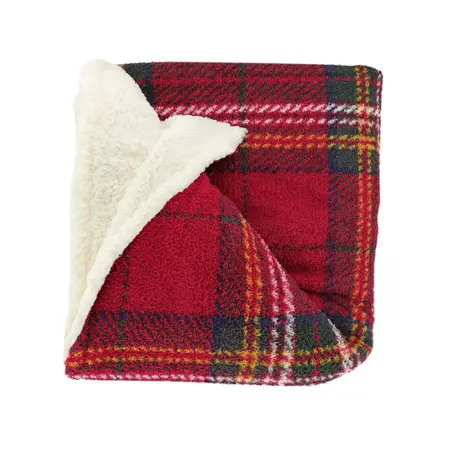Unique Living Plaid Eloise Rood 130 x 160 cmaiai