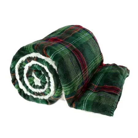 Plaid Larsson 200x150cm Donkergroen